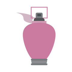 Fragrance bottle isolated