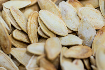 pile of pumpkin seeds