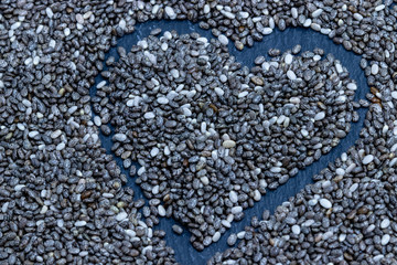 heart of chia seeds