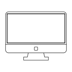 Computer screen technology in black and white