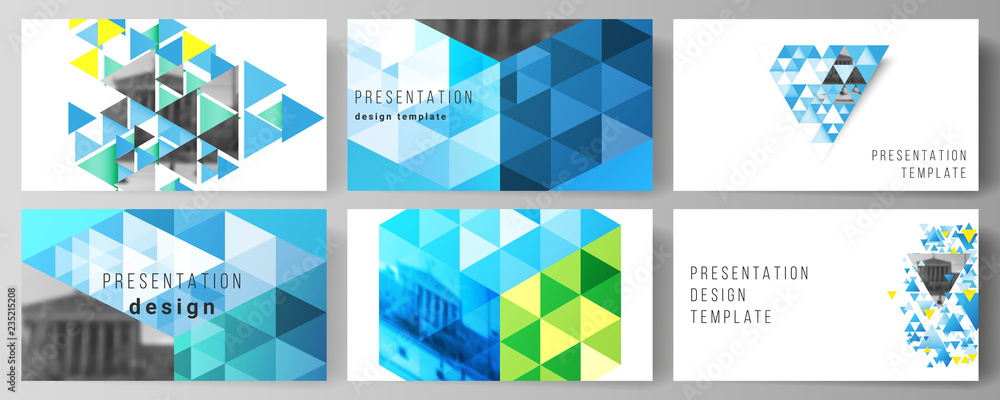 Poster the minimalistic abstract vector illustration of the editable layout of the presentation slides desi