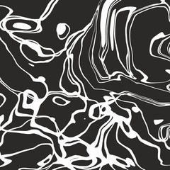 Black and white marble. Elegant vector texture