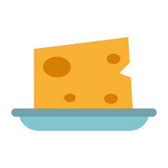 Cheese on dish food