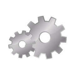 gears machinery isolated icon