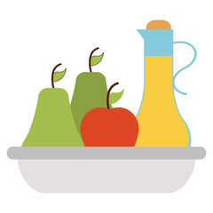 Delicious and healthy fruits