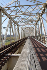 Fototapeta premium 鉄道陸橋