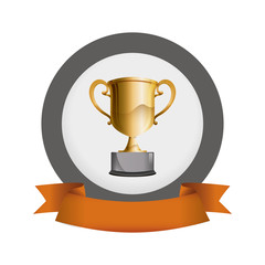 trophy cup award frame