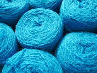 pelote laine turquoise