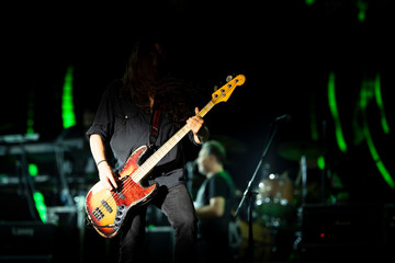 Guitarist on a stage