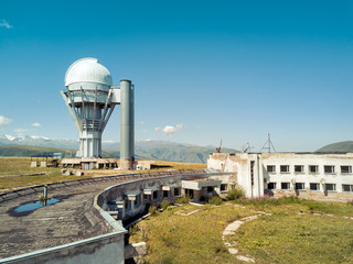 Fototapeta premium Assy Observatory in South East Kazakhstan taken in August 2018taken in hdr taken in hdr