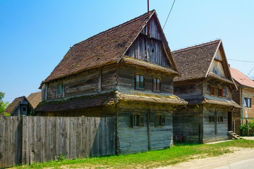 Fototapeta na wymiar Typical Wooden house, Croatia