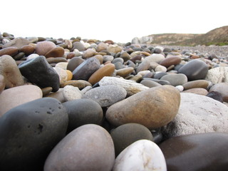 Pebbles on the beach