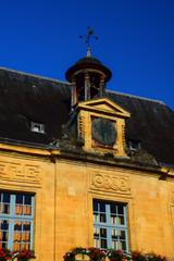 Fototapeta na wymiar Buildings in the town center of Sarlat-La-Caneda in the Dordogne region of France