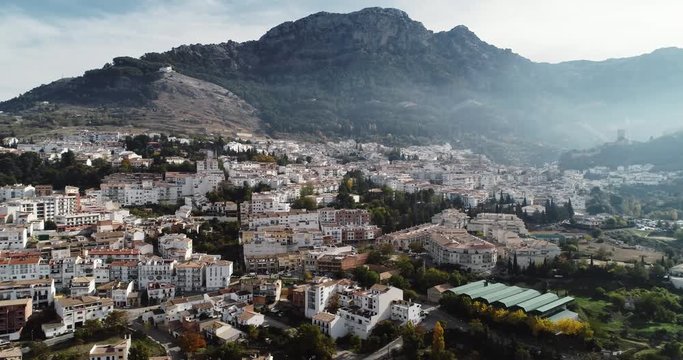 Aerial view of Cazorla Jaen Spain