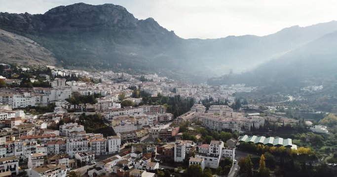 Aerial view of Cazorla Jaen Spain