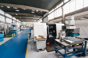 Interior of a factory workshop
