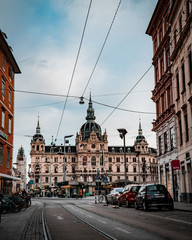 Town hall in Graz, Austria from far away