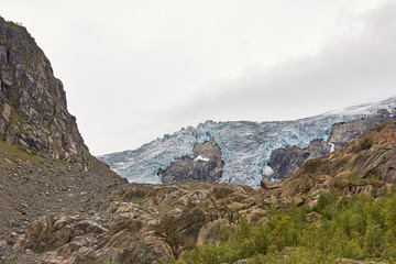 Gletscher Buarbreen in Norwegen