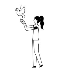 volunteers help work