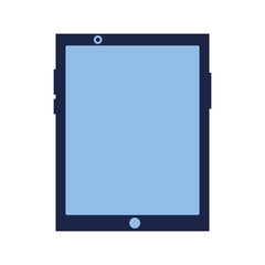 tablet computer gadget on white background