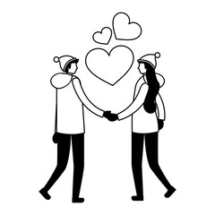 couple holding hands romantic love