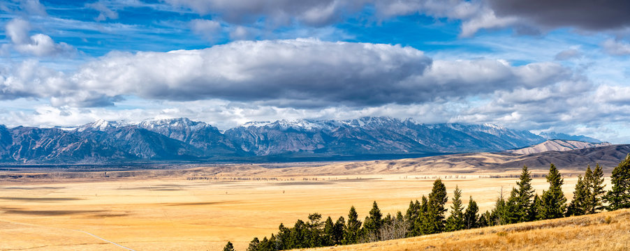 Clouds above the Tetons, WY