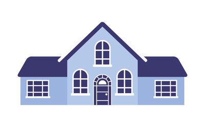 house home on white background