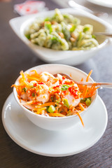 Fresh shrimp salad Thailand food