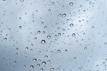 Texture Rain drops on the glass