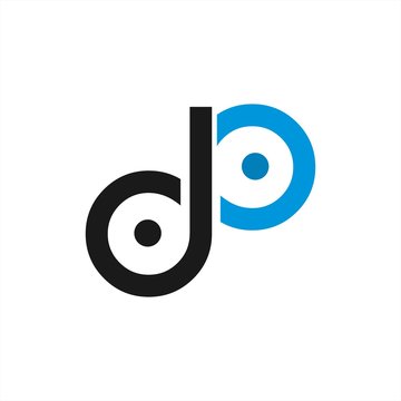 dp, pd, do initials letter company logo