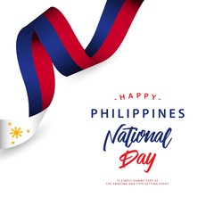 Happy Philippines National Day Vector Template Design Illustration
