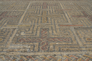 Roman Mosaic at Conimbriga Portugal 11