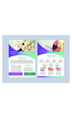 Business brochure flyer design layout template in A4 format