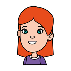 beautiful little girl character