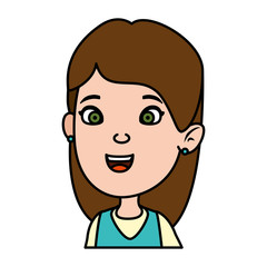 beautiful little girl character