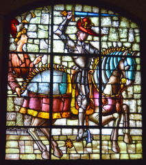 stained glass window