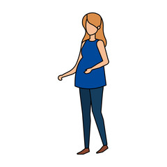 woman pregnancy avatar character