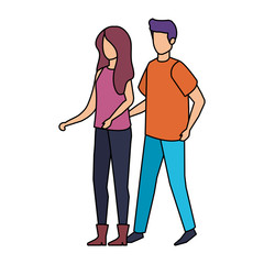 couple avatar characters icons