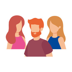 group of people characters