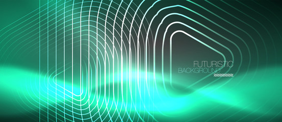 Vector neon color abstract background