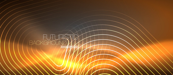 Vector neon color abstract background