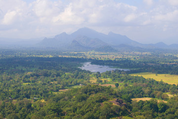 A cloudy day over Ceylon. Sri Lanka