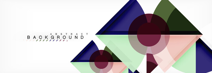 Modern geometric abstract background
