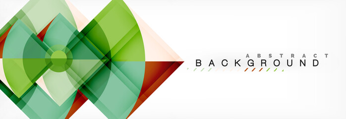 Fototapeta premium Modern geometric abstract background