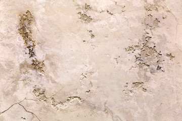 Fragment of decorative plaster on the wall - Map under a natural stone. Modern design and decor