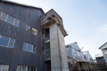 Obraz premium old industrial buildings