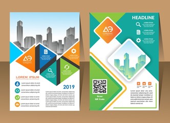abstract cover and layout for presentation and marketing
