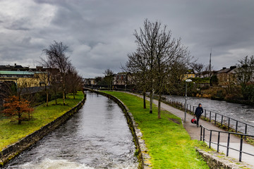 walking path along the river