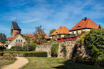Fototapeta na wymiar Wernigerode, Stadtmauer