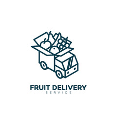 Fruit delivery service logo